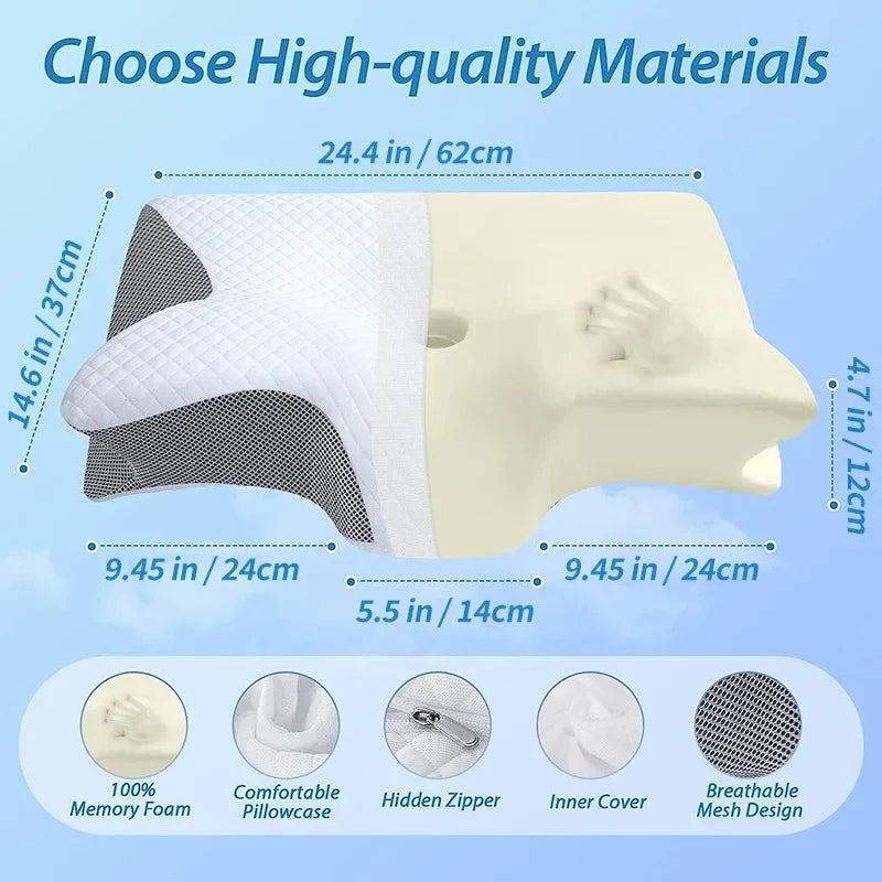 Coussins ergonomiques pour douleurs cervicales